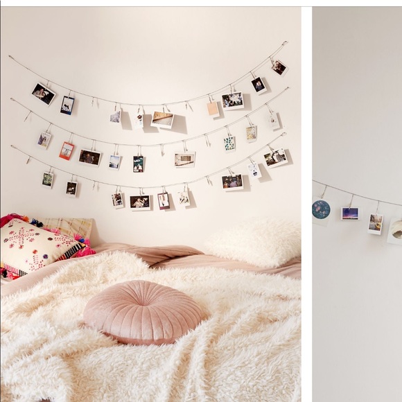 Urban Outfitters Metal Photo Clips Banner